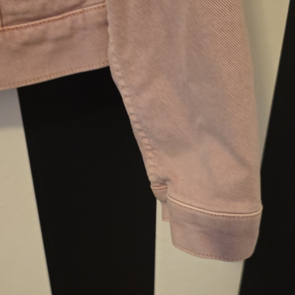 LOFT Light Pink Denim Jacket - Picture 4 of 6